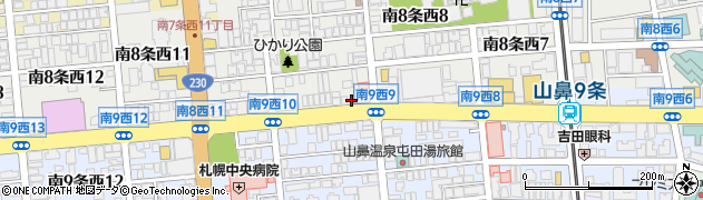 北海道札幌市中央区南８条西9丁目755-34周辺の地図
