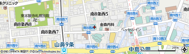 クインテッサホテル札幌周辺の地図