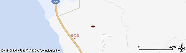 北海道泊村（古宇郡）堀株村（滝ノ澗）周辺の地図
