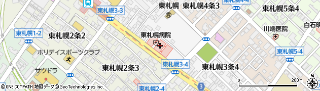 訪問看護ステーション東札幌周辺の地図