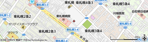 アイランド薬局　東札幌店周辺の地図