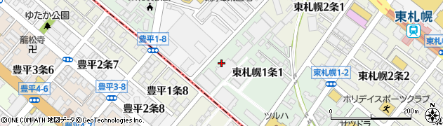 札幌第一交通株式会社　事務所周辺の地図