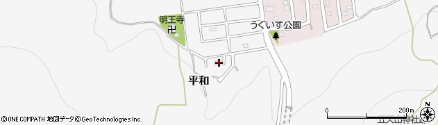 北海道札幌市西区平和444周辺の地図