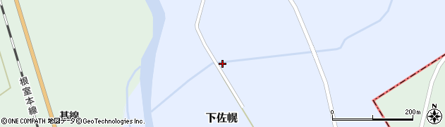 北海道新得町（上川郡）下佐幌（西４線）周辺の地図