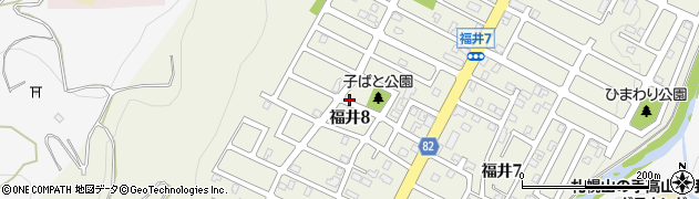北海道札幌市西区福井8丁目周辺の地図