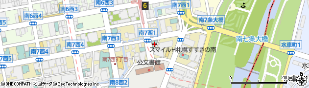 アパホテル札幌すすきの駅南周辺の地図