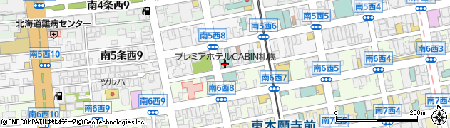 プレミアホテル‐ＣＡＢＩＮ‐札幌周辺の地図