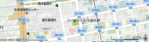札幌祖霊神社周辺の地図