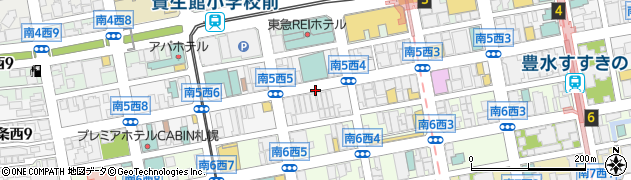 札幌成吉思汗 雪だるま すすきの店周辺の地図