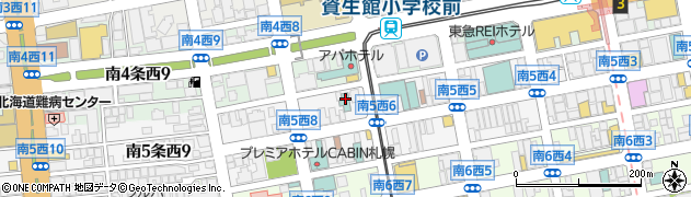 フレイムホテル札幌周辺の地図