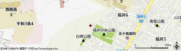 北海道札幌市西区福井9周辺の地図