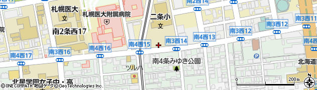 北海道警察本部中央警察署交番御幸周辺の地図