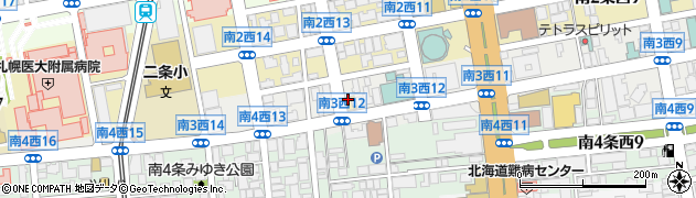 北海道　教育会館（一般財団法人）周辺の地図