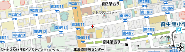 プラス・ワン　南三条店周辺の地図