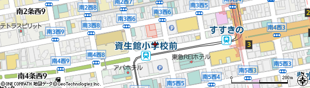 ライズアップ（合同会社）　札幌中央支店周辺の地図