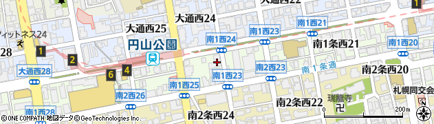 北洋銀行円山公園支店 ＡＴＭ周辺の地図