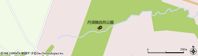 釧路市丹頂鶴自然公園周辺の地図