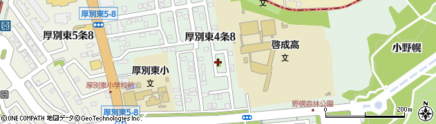 小野幌ひまわり公園周辺の地図