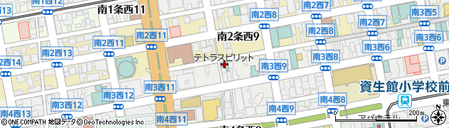 ホテルテトラスピリット札幌周辺の地図
