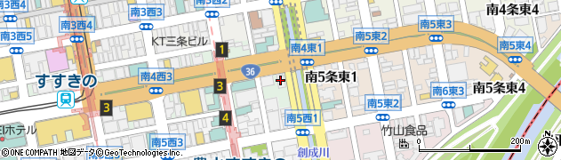 苫小牧信用金庫札幌支店周辺の地図
