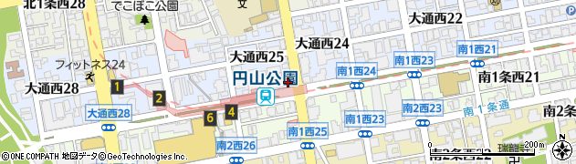 株式会社ビッグ　円山店周辺の地図