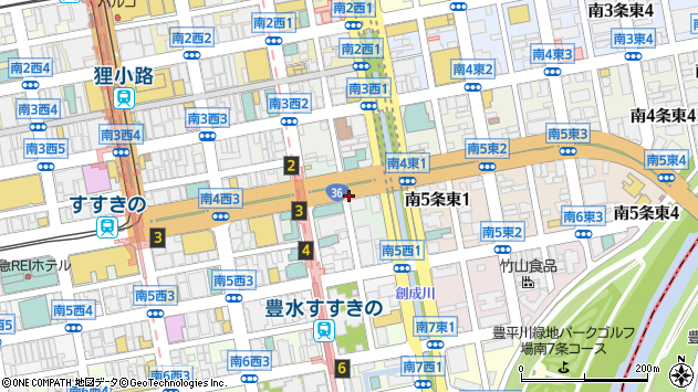 〒064-0804 北海道札幌市中央区南四条西の地図
