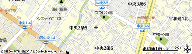 鈴与興業株式会社札幌支店周辺の地図