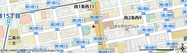 ブティックシズ札幌店周辺の地図