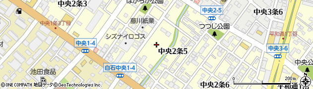 時計台バス株式会社周辺の地図