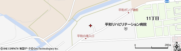 北海道札幌市西区平和315周辺の地図