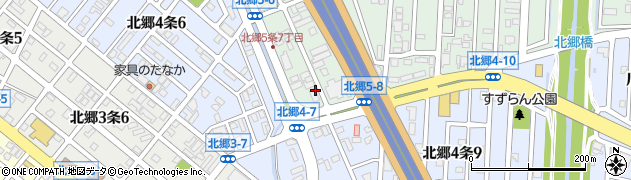北海道札幌市白石区北郷５条7丁目周辺の地図