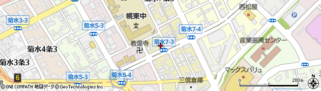 札幌硝子株式会社周辺の地図