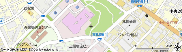 北海道札幌市白石区東札幌６条周辺の地図