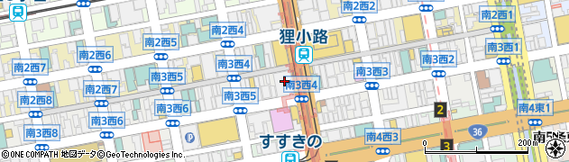 しゃぶ葉 札幌狸小路店周辺の地図
