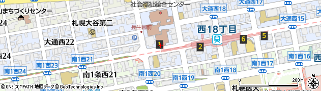 北海道札幌市中央区大通西19丁目35周辺の地図