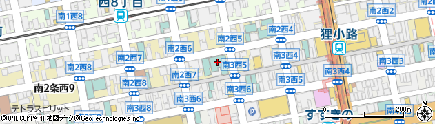 ホテルアベスト札幌周辺の地図