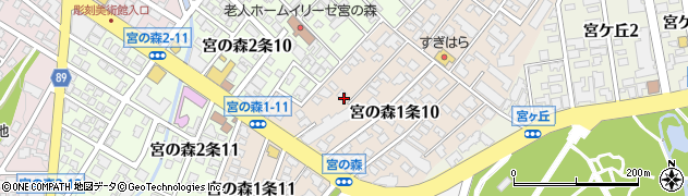 有限会社札幌トータルプランツ周辺の地図