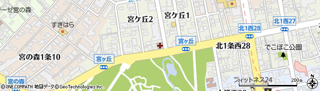 北海道神宮前郵便局 ＡＴＭ周辺の地図