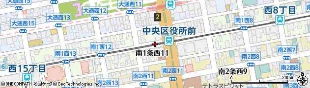 トプレック株式会社　札幌営業所周辺の地図