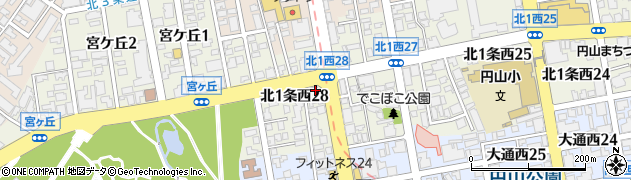 エステート円山管理事務所周辺の地図