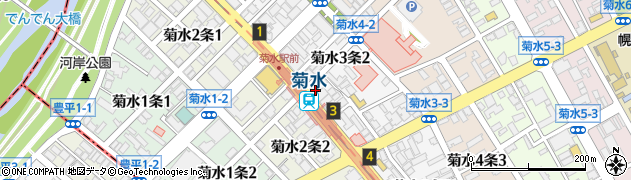 株式会社ニューギン　札幌支店周辺の地図