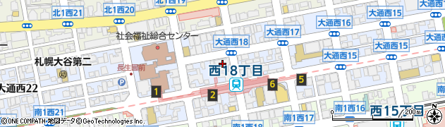 株式会社フジキカイ札幌営業所周辺の地図