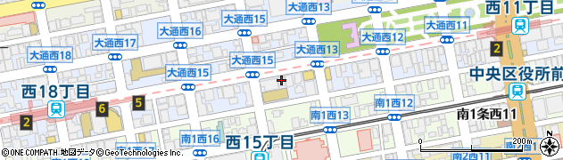 北海道札幌市中央区大通西14丁目1周辺の地図