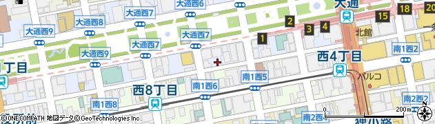 北海道札幌市中央区大通西6丁目5-4周辺の地図