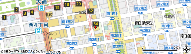 丸善メガネサロン　札幌店周辺の地図