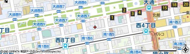 北海道札幌市中央区大通西6丁目5-1周辺の地図