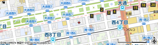 北海道札幌市中央区大通西6丁目3周辺の地図