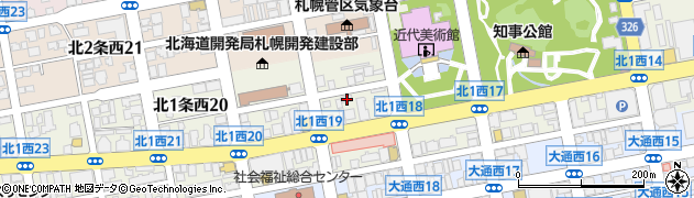 北海道札幌市中央区北１条西18丁目2周辺の地図