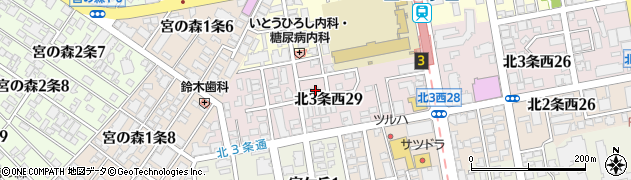 社団法人北海道放射線技師会周辺の地図
