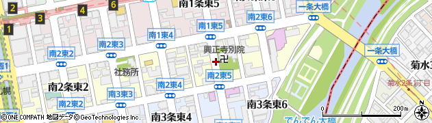 北海道札幌市中央区南２条東5丁目周辺の地図